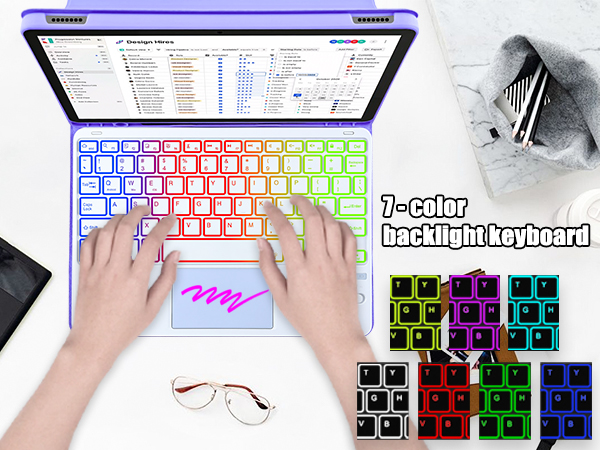 HD 10/10 Plus Keyboard Caes-Purple-2-1