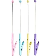 4Pcs Multicolour Stochastic Metal Wire Alligator Clip Metal Note Clip Long-Tailed Alligator Clamp...