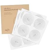 RECAPS Aluminum Foil Lids to Reuse Coffee Pods Compatible with Nespresso VertuoLine 500 Pcs 62mm