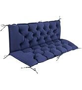 IASEAHK Porch Swing Cushions, Waterproof Swing Cushions for Outdoor Furniture, Patio Swing Cushio...