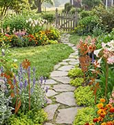 VIS'V Metal Decorative Garden Stakes, 15.7 Inch Rusty Flower Plant Yard Art Stakes for Outdoor In...