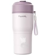 Papablic Portable Bottle Warmer – Fast Heating Baby Bottle Warmer on The Go with Sterilization, W...