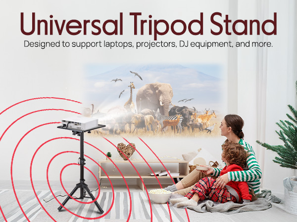 stand projector screen bag portable music computer desk mic adjustable book