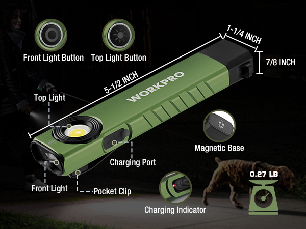 Rechargeable EDC Flashlight