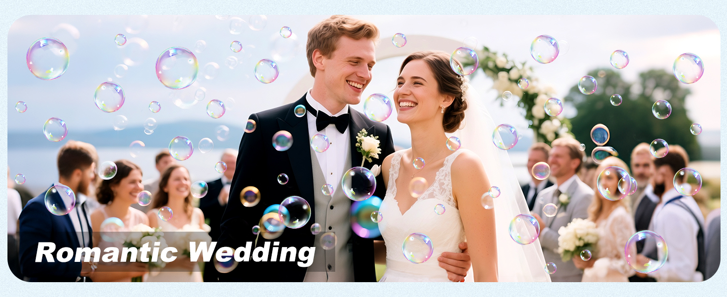 bubbles for wedding