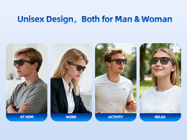 Ai Smart Translation Glasses for Men and Women with Chat GPT Bluetooth Glasses Music Playback