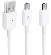 CERRXIAN 3Ft USB 2.0 Type A Male to 2 Micro USB Male Splitter Y Data Charge Connector Adapter Cab...