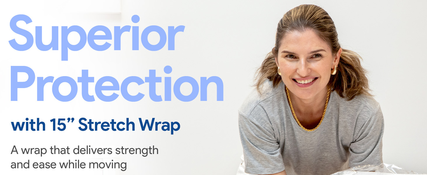 wrap plastic moving packing roll stretch shrink furniture film clear heavy duty boxes storage