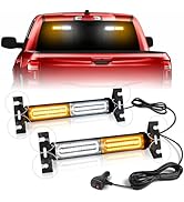 HLauto 1002L Emergency Strobe Traffic Advisor Light Bar: 40 LED Dash Safety Warning Flashing Ligh...