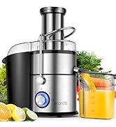 KOIOS 1300W Centrifugal Juicer Machines, High Juice Yield Juice Extractor with 3 inch Wide Feed C...