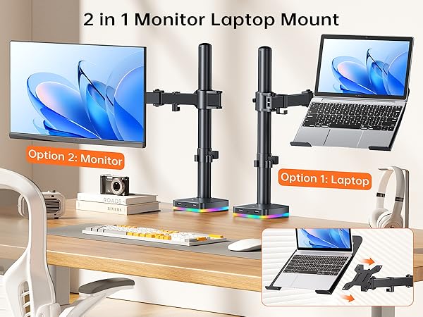 RGB Laptop Mount Stand