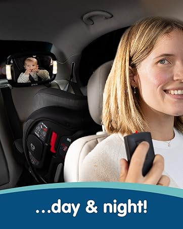 Double Award-Winning Car Mirror Baby 100% Shatterproof Baby Mirror Car Journeys
