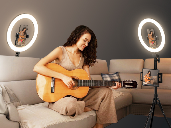 tripod for iphone with light