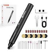 HARDELL Mini Cordless Rotary Tool Kit with 35 Accessories, Brushless Motor, 38000 RPM, 6-Speed Di...