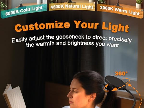 reading in bed light