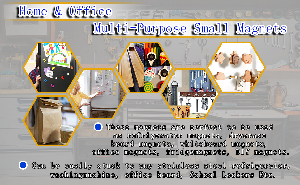 Home &amp; Office Multi-Purpose Small Magnets