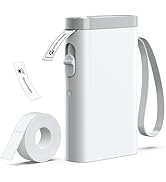 TYPONOS P21 Label Maker Machine with Tape, Bluetooth Label Printer Thermal Mini Label Makers with...