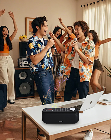 FM radio bluetooth speaker