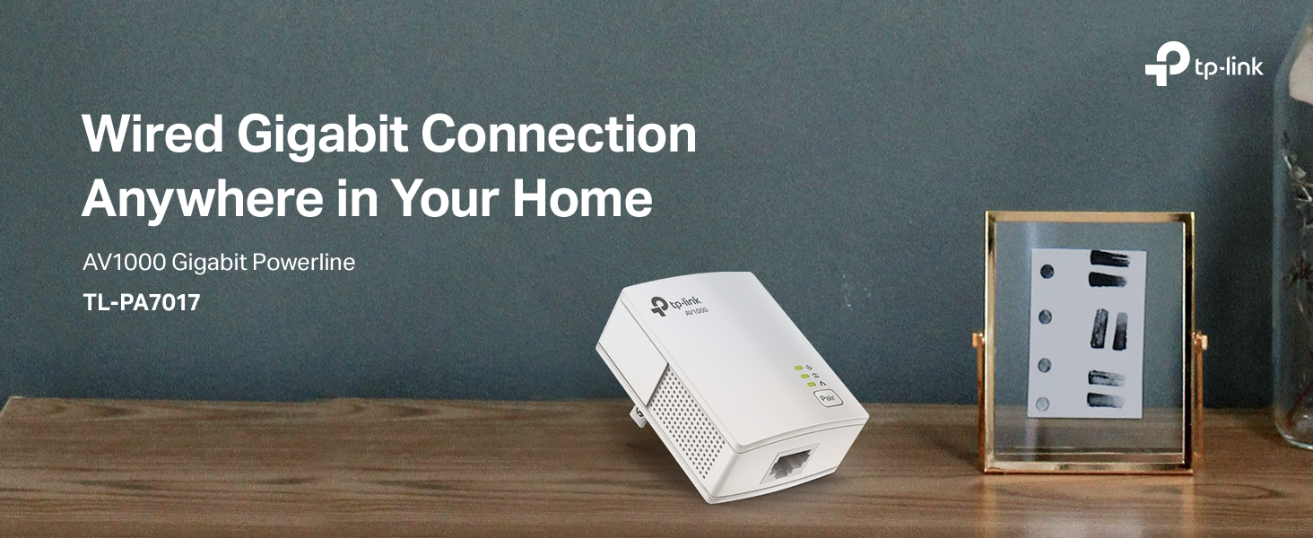 Gigabit Powerline Network Adapter - AV1000 TP-Link TL-PA7017 