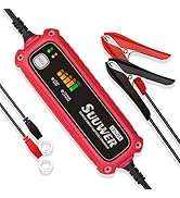 Suuwer 5-Amp 12V Lead-Acid/LiFePO4 Smart Battery Charger - Fully Automatic Maintainer for Car, Mo...