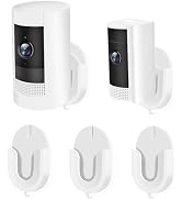 No Drill Wall Mount Compatible with Ring Stick Up Cam and Ring Indoor Cam, Strong Adhesive and No...