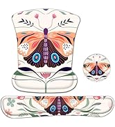 Ergonomic Mouse Pad with Wrist Support Gel, DINKY Upgraded Keyboard Wrist Rest Pad Set, Lovely Co...