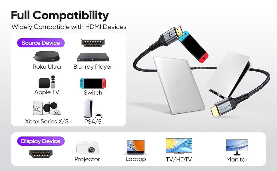 full compatible with HDMI devices