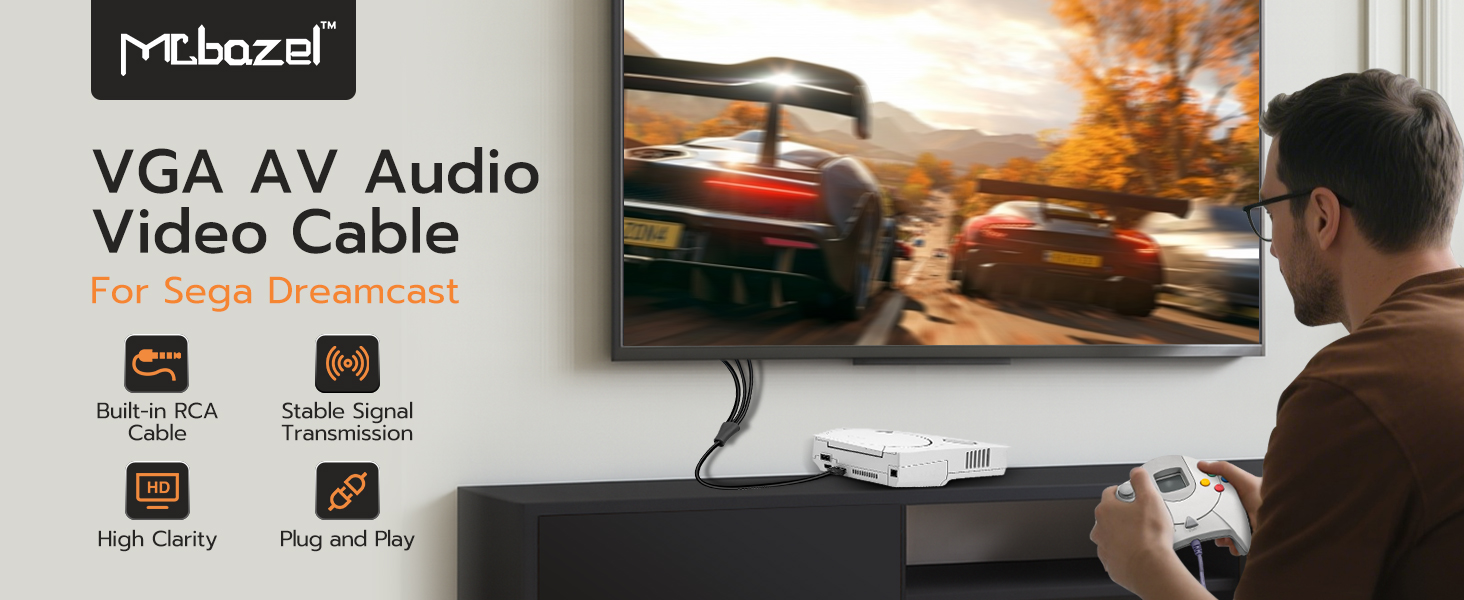 VGA AV Audio Video Cable 