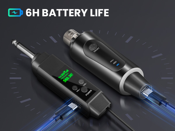 Wireless Microphone Transmitter Receiver XLR Microphone Wireless System