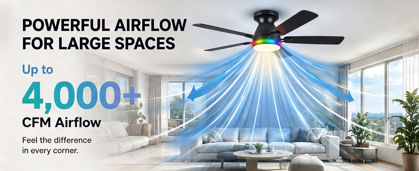 RGB Ceiling Fan