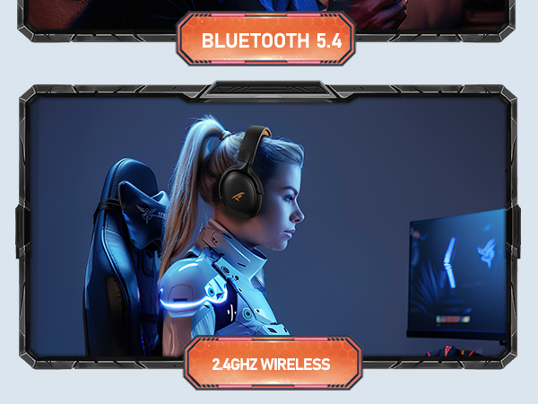 Bluetooth 5.4&2.4GHZ Wireless