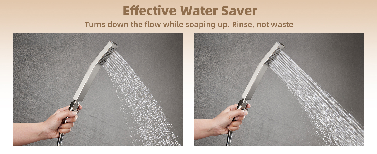 SHOWER FLOW CONTROL VALVE BRUSHED NICKEL