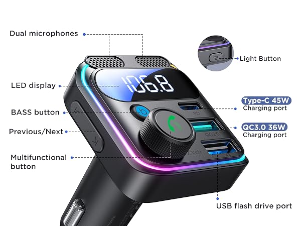 Bluetooth Car Adapter