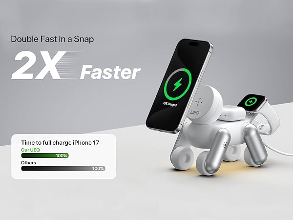 4 in 1 magnetic wireless charging station for apple devices