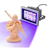 Geeetech 3D Printer UV Curing Light for SLA/DLP/LCD 3D Printing, 405nm UV Resin Lamp with 60W Out...