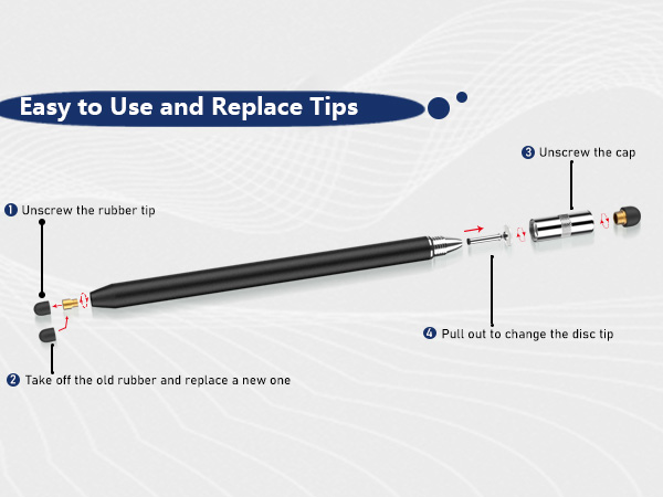 Easy to replace tips