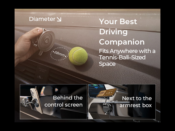 LISEN Qi2.2 25W Magsafe Car Mount Charger