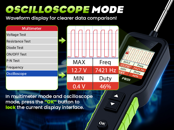  Circuit Tester Oscilloscope Mode