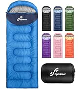Sportneer Sleeping Bag for Adults &amp; Kids, Cold Weather 3–4 Season Camping Sleeping Bags with 32–6...