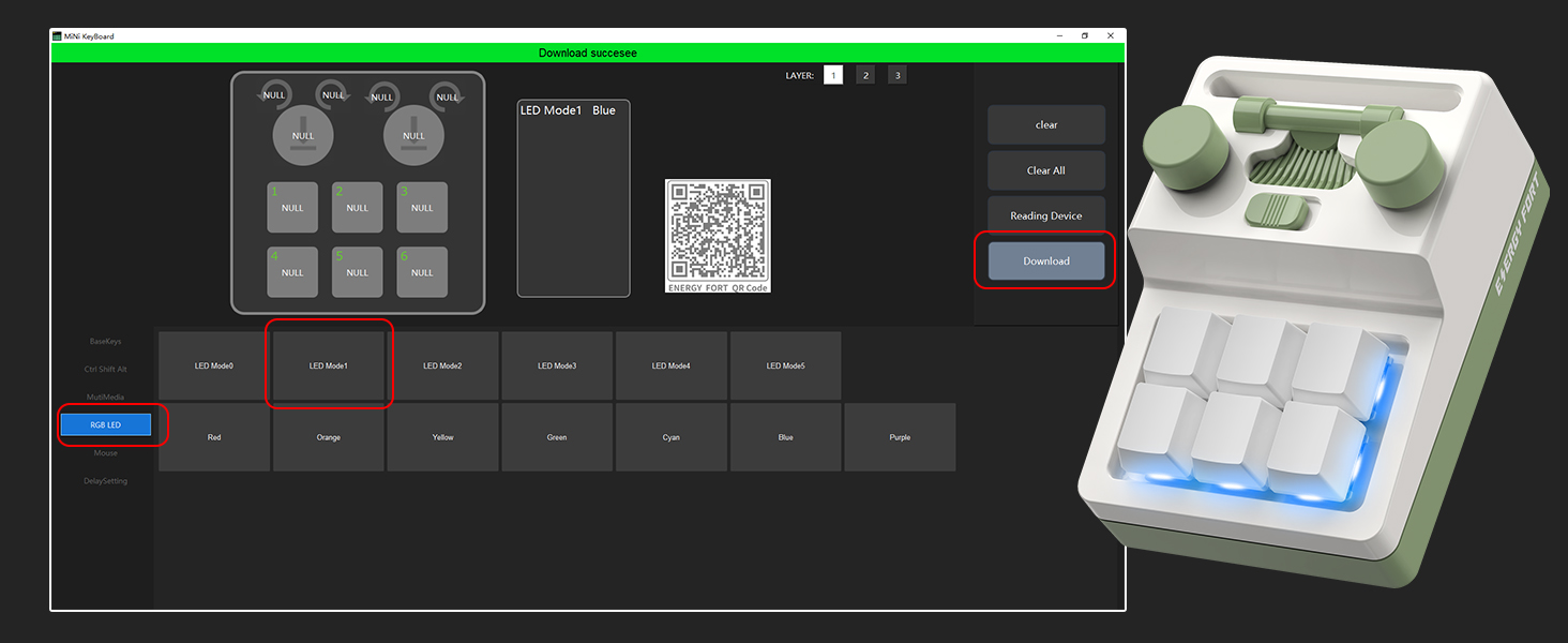 6 Key Macro Keyboard