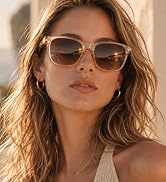 Sunglasses-Womens Polarized Sunglasses for Women-with UV Protection | Trendy Retro Sun Glasses
