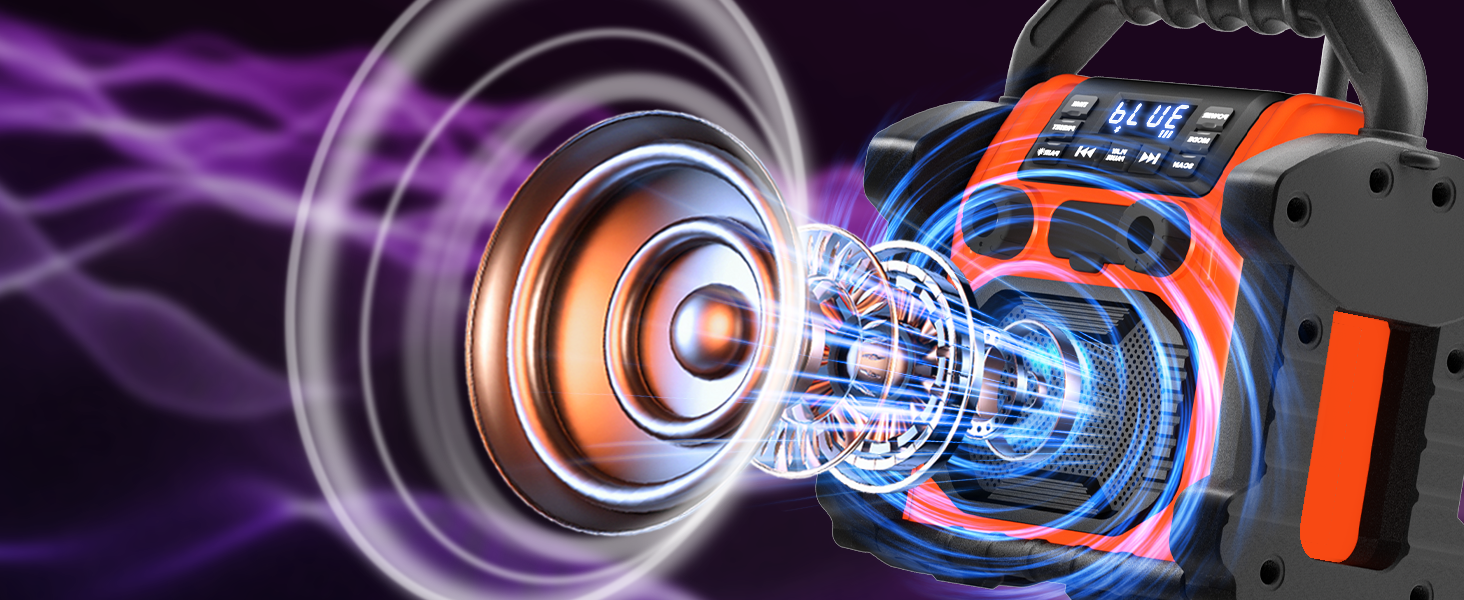 a 3d illustration of a speaker