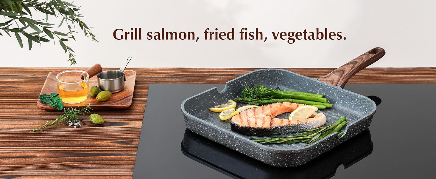 bacon pan grilling pan nonstick griddle pan steak pan hamburger pan