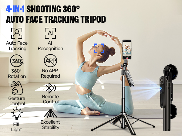 auto face tracking tripod