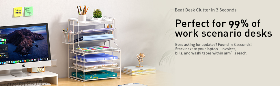 Desk File Organizer