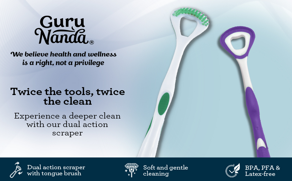dual action tongue scraper