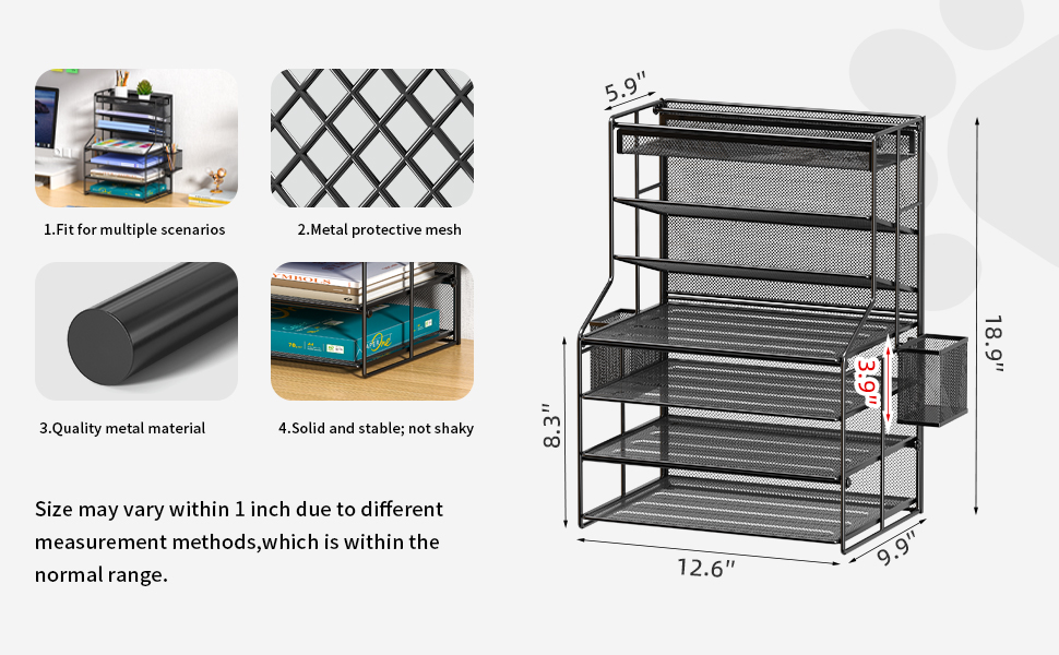 Desk File Organizer