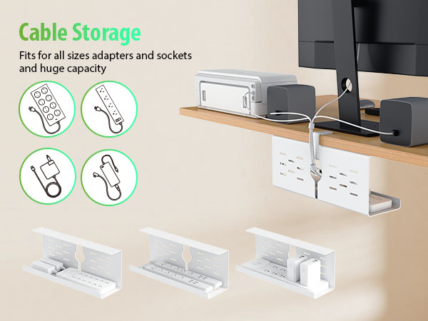 White Cable Management Tray-4