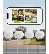Anlapus A60 3MP 2K Window Security Camera, 4 x Plug-in WiFi Indoor Camera for Home Security, 5G/2...