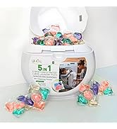 YUCO Laundry Pods Detergent - Hypoallergenic Laundry Pods - Powerful 5-in-1 Clean in One Step Ult...
